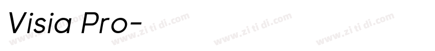 Visia Pro字体转换